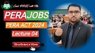 PERA Act 2024 Explained | Punjab Enforcement & Regulatory Authority | Lecture 04