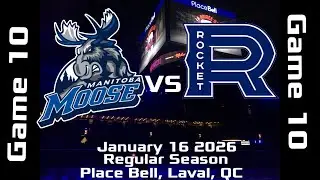 Laval Rocket vs Manitoba Moose | Regular Season | January 16 2026