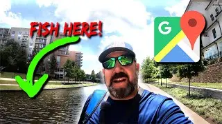 Using GOOGLE MAPS To Find FISHING Spots (SUPRISING!!!)