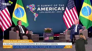 Presidentes Jair Bolsonaro e Biden se re&uacute;nem na C&uacute;pula das Am&eacute;ricas