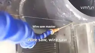 Perfect Circular Cuts on SiC Ceramic Cylinders with Endless Wire Saw