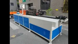 Automatic 10-16mm High Carbon Steel Wire Straightening and Servo Cutting Machine +2.5T Auto Decoiler