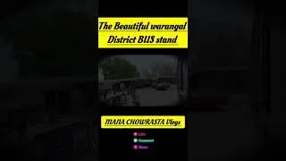 the beautiful warangal District bus stand of telangana #warangal#tgsrtc#tsrtc #shorts##