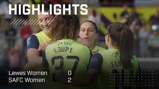 Lasses Go Top | Lewes Women 0 - 2 SAFC Women | Barclays WC Highlights