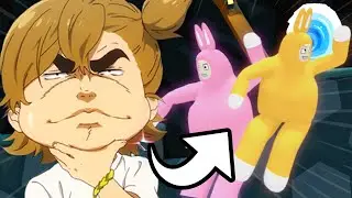Se concentrando pra não rir enquanto a gente passa raiva no homens coelhos