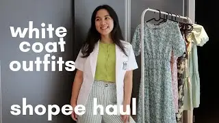 White Coat Outfits & Shopee Try-On Haul) ヽ(&bull;‿&bull;)ノ
