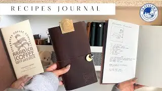 How to set up a Travelers Journal | Recipe Book DIY | Banana Bread Recipe