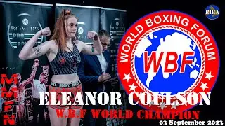 Boxing Exclusive: Eleanor Coulson WBF World Champion post fight interview - Hometown Glory