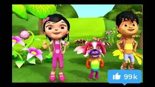 Cute Cartoon Fun 🦜 Kids Cartoon Video #shorts #kids #cartoon