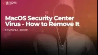 MacOS Security Center SCAM Virus &ndash; How to Remove It [Updated]