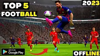⚽TOP 5 FOOTBALL GAMES⚽.| OFFLINE | MALAYALAM|