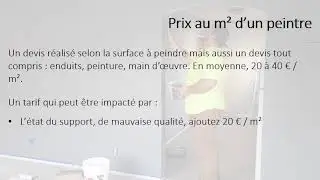 Tarif d'un peintre