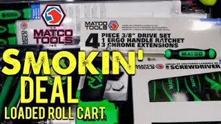 Matco Tools Loaded Rat Fink Roll Cart Bundle Deal $35 A Week!