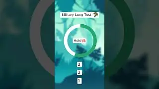 Military Lung Test for Lung Capacity 🪖🫁