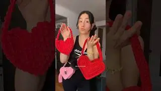 3️⃣Bolsos Coraz&oacute;n&hearts;️para San Valent&iacute;n, quieres tutorial⁉️ #tejer #comotejer