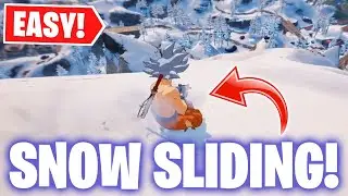 How to EASILY Travel Distance While Sliding on Snow | Fortnite Chapter 5 Week 7