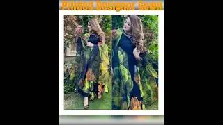 SUMMER SPECIAL FABRIC DETAILS:- GOWN : MASLIN SILK WITH DIGITAL PRINT DUPATTA  ORGANZA SILK.