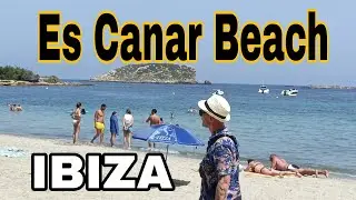 Es Canar Beach Walk Tour: Amazingly Beautiful Beach In IBIZA:Top Tourist Holiday Destination🏝️❤️👍
