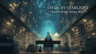 Lost in the Arcane Library 🌙 | Immersive Fantasy Study Music