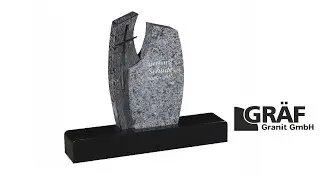 Gr&auml;f Granit GmbH Hochstein Reihenstein 17/003145 Skyfall K&ouml;sseine Granit Grabstein