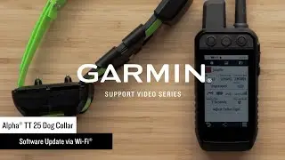 Поддержка Garmin | Собачий ошейник Alpha® TT 25 | Обновление по Wi-Fi®