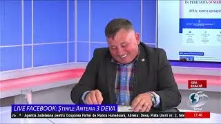 Ora Exactă la Antena 3 Deva, invitat, Florin Bucurean, director APIA județul Hunedoara