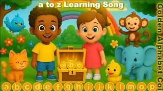  kids rhymes |a to z Alphabet gold magical coin Song |Learn Letters with abc star kids |animal fun. 