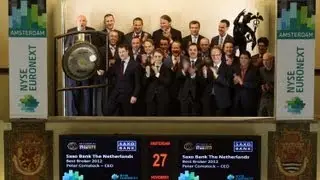 Saxo Bank viert winst Gouden Stier voor Beste Broker op Amsterdamse beurs