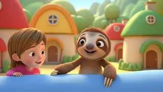 Oops! Baby Sloth Slid Off the Pillow AV1 | Fun Kids Song | Nursery Rhymes for Toddlers