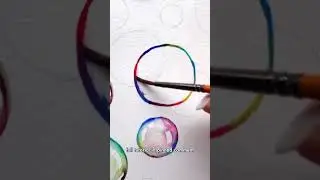 Let's paint quick and easy bubbles