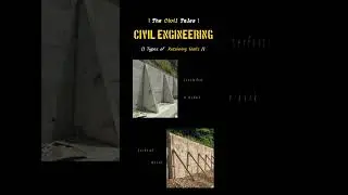 The Key Types of Retaining Walls | Quick & Clear Explanation | The Civil Tales 🧱📐
