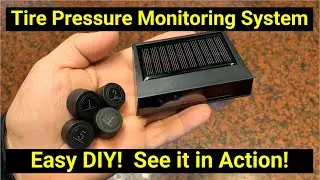 ✅ Add Tire Pressure Monitoring System (TPMS) to your Truck, RV, Trailer, or Car.  Easy DIY!