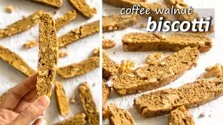 Whole Wheat Walnut Biscotti Recipe | Vegan, Refined Sugar Free | Eggless Wheat Rusk