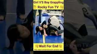 Girl vs Boy &ndash; Shocking Wrestling Result#jiujitsu #wrestling #mma #wwe