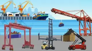 Macam Macam Alat Berat Pelabuhan | Harbour Mobile Crane, Reach Stacker, Container Handler