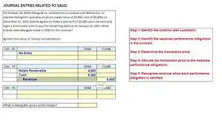 ACCT362 - A Simple Sales Transaction