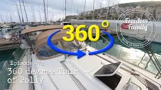 47a. I Short 360&deg; Tour of POLLY I Freedom Sailing VR