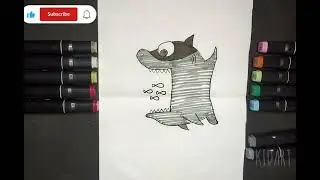 Shark Folding Paper Surprise 🦈 | shark drawing for kids |