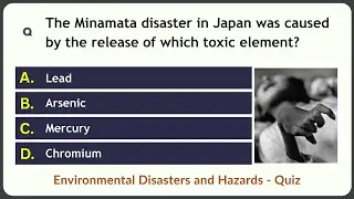 Environmental Disasters and Hazards - Quiz | 15 MCQs | Environmental Science Quiz | EVS Test