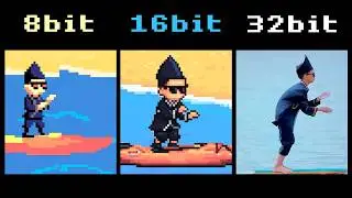 AURA FARMING BOAT: 4 vs 8 vs 16 vs 32 Bit