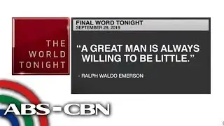 Final Word - September 29, 2019 | ANC