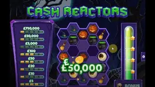 🎃🎃🎃National Lottery instant Win Games - Cash Reactors Halloween 2🎃🎃🎃