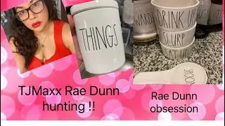 Shopping at TJMaxx/ Home Goods ! Rae Dunn obsession!!