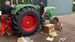 Deutz 4006  Teile gekommen , GPS Messfahrt #farming #deutz #diy #d4006
