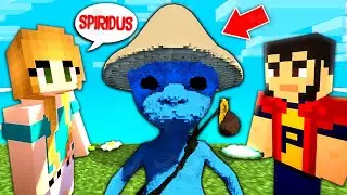 SPIRIDUSUL ALBASTRU in LUMEA din MINECRAFT?
