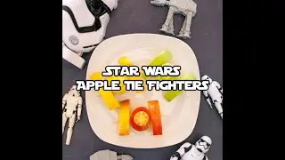 Star Wars Apple TIE Fighters Food art snacks