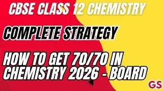 CBSE Class 12 Chemistry - Each Chapter weightage #gsfamily