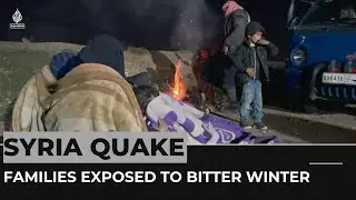 Syria quake: Displaced families exposed to bitter winter cold in Jandaris