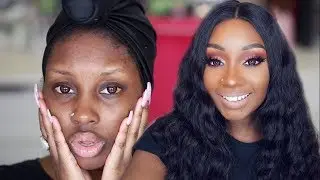 Get Ready with Me | Rose Toned Makeup + Styling Tinashe Loose Deep Hair | Makeupd0ll