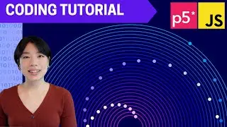 p5.js Coding Tutorial | Rainbow Pendulum Waves